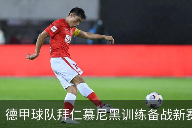 德甲球队拜仁慕尼黑训练备战新赛季