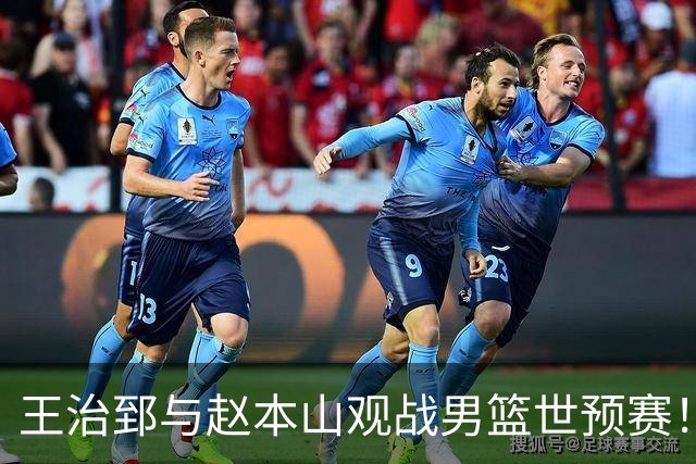 王治郅与赵本山观战男篮世预赛！蒋兴权&宋小宝也在现场