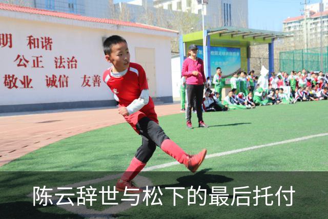 陈云辞世与松下的最后托付